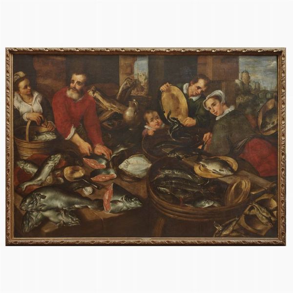 Scuola Fiamminga, sec. XVI-XVII  - Asta Dipinti antichi - Associazione Nazionale - Case d'Asta italiane