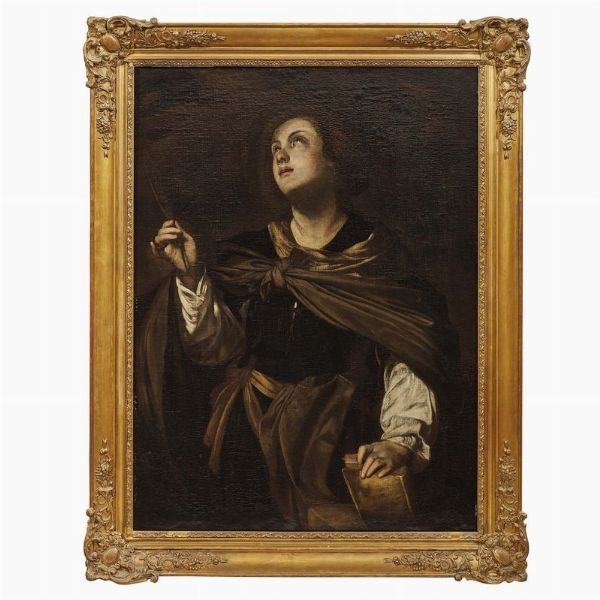 Scuola napoletana, sec. XVII  - Asta Dipinti antichi - Associazione Nazionale - Case d'Asta italiane