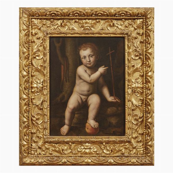 Scuola lombarda, sec. XVI  - Asta Dipinti antichi - Associazione Nazionale - Case d'Asta italiane