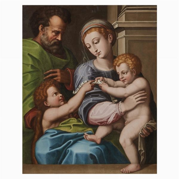 Scuola romana, sec. XVI  - Asta Dipinti antichi - Associazione Nazionale - Case d'Asta italiane