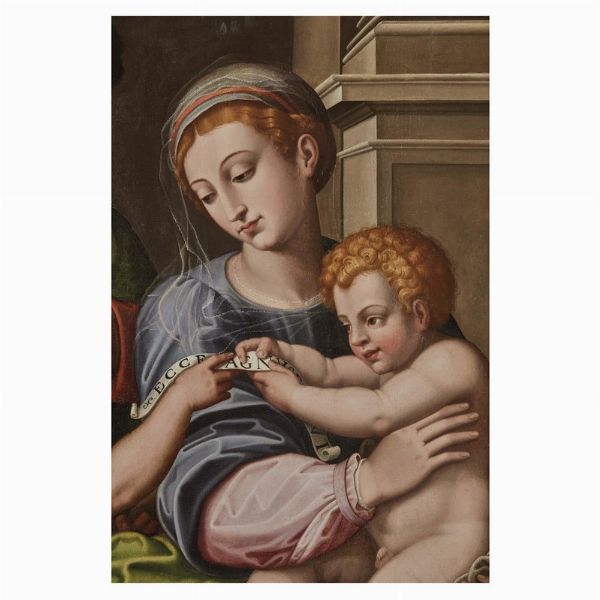 Scuola romana, sec. XVI  - Asta Dipinti antichi - Associazione Nazionale - Case d'Asta italiane