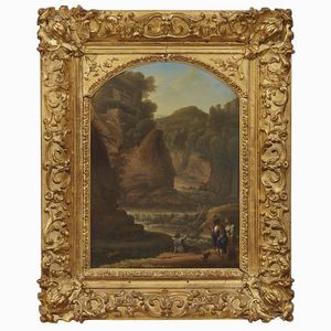 Seguace di Claude Lorrain  - Asta Dipinti antichi - Associazione Nazionale - Case d'Asta italiane