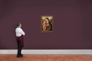 Scuola marchigiana, fine sec. XV  - Asta Dipinti antichi - Associazione Nazionale - Case d'Asta italiane