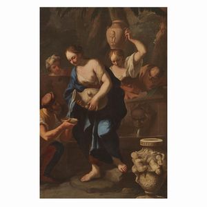 Scuola veneziana, fine sec. XVII  - Asta Dipinti antichi - Associazione Nazionale - Case d'Asta italiane