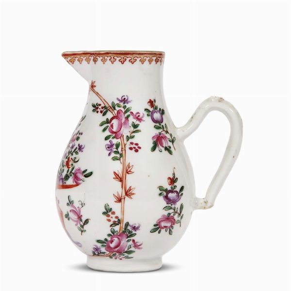 LATTIERA, CINA, DINASTIA QING, PERIODO QIANLONG, 1790 CIRCA  - Asta Porcellane della Compagnia delle Indie Meraviglie cinesi per l'Europa - Associazione Nazionale - Case d'Asta italiane