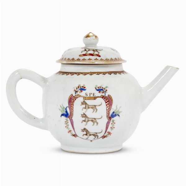 TEIERA, CINA, DINASTIA QING, PERIODO QIANLONG, 1750  - Asta Porcellane della Compagnia delle Indie Meraviglie cinesi per l'Europa - Associazione Nazionale - Case d'Asta italiane