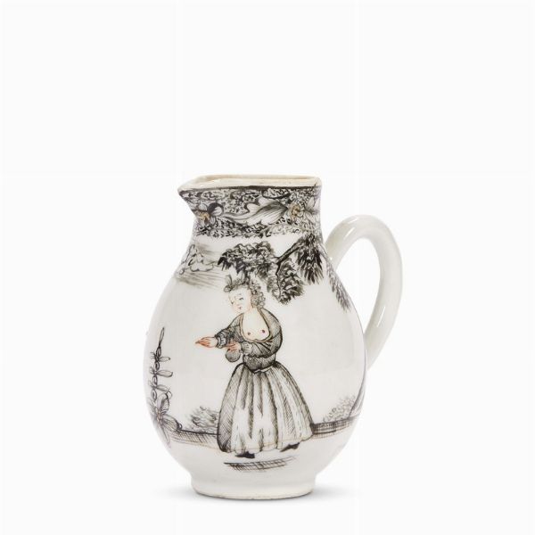 LATTIERA, CINA, DINASTIA QING, PERIODO QIANLONG 1740 CIRCA  - Asta Porcellane della Compagnia delle Indie Meraviglie cinesi per l'Europa - Associazione Nazionale - Case d'Asta italiane