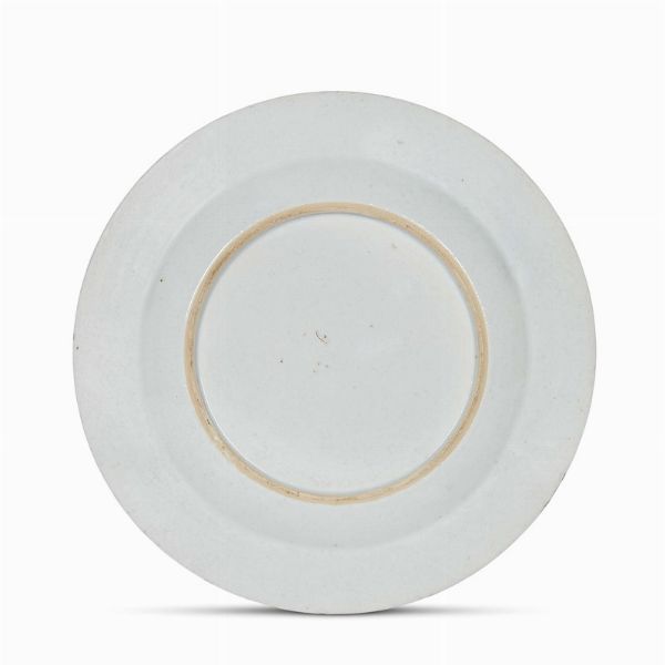 PIATTO, CINA, DINASTIA QING, PERIODO QIANLONG, 1730-1740  - Asta Porcellane della Compagnia delle Indie Meraviglie cinesi per l'Europa - Associazione Nazionale - Case d'Asta italiane