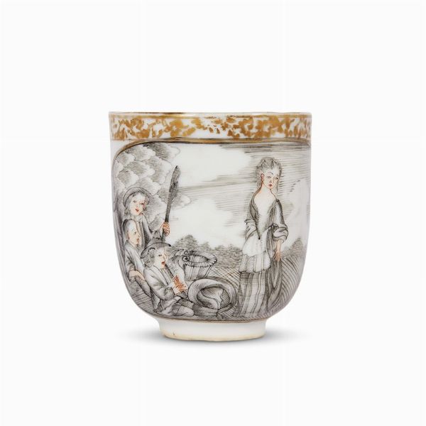 TAZZINA, CINA, DINASTIA QING, PERIODO QIANLONG, 1745 CIRCA  - Asta Porcellane della Compagnia delle Indie Meraviglie cinesi per l'Europa - Associazione Nazionale - Case d'Asta italiane