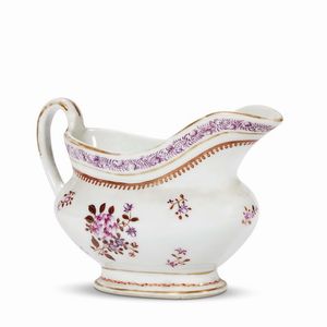 SALSIERA, CINA, DINASTIA QING, PERIODO QIANLONG, 1790  - Asta Porcellane della Compagnia delle Indie Meraviglie cinesi per l'Europa - Associazione Nazionale - Case d'Asta italiane