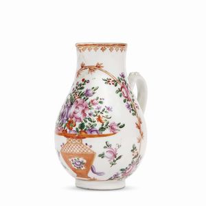 LATTIERA, CINA, DINASTIA QING, PERIODO QIANLONG, 1790 CIRCA  - Asta Porcellane della Compagnia delle Indie Meraviglie cinesi per l'Europa - Associazione Nazionale - Case d'Asta italiane