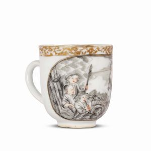 TAZZINA, CINA, DINASTIA QING, PERIODO QIANLONG, 1745 CIRCA  - Asta Porcellane della Compagnia delle Indie Meraviglie cinesi per l'Europa - Associazione Nazionale - Case d'Asta italiane