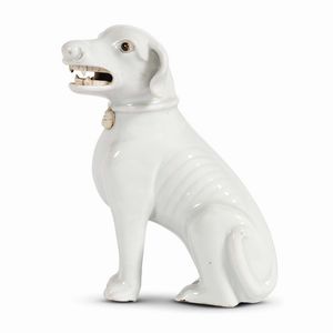 CANE, CINA, DINASTIA, QING, PERIODO QIANLONG, 1745  - Asta Porcellane della Compagnia delle Indie Meraviglie cinesi per l'Europa - Associazione Nazionale - Case d'Asta italiane