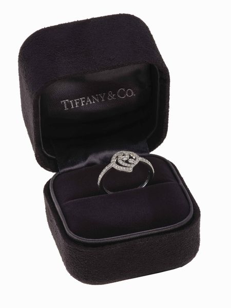 Tiffany & Co. Anello cuore con diamanti  - Asta Gioielli - Associazione Nazionale - Case d'Asta italiane