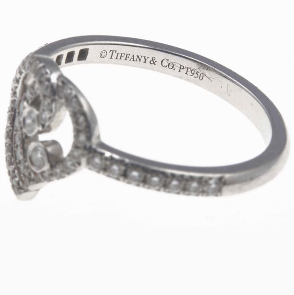 Tiffany & Co. Anello cuore con diamanti  - Asta Gioielli - Associazione Nazionale - Case d'Asta italiane