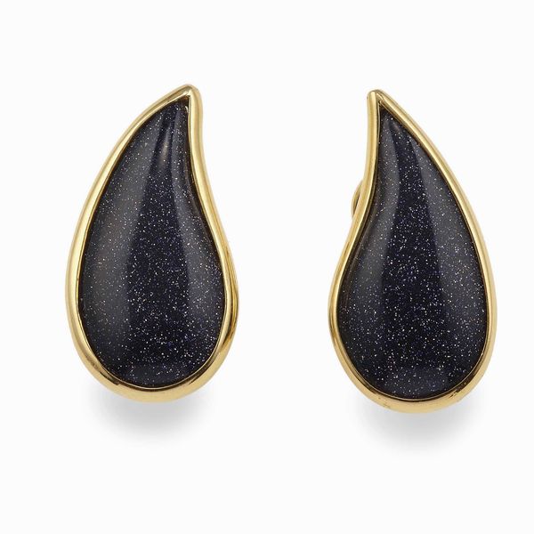 Orecchini con gemme sintetiche  - Asta Gioielli - Associazione Nazionale - Case d'Asta italiane