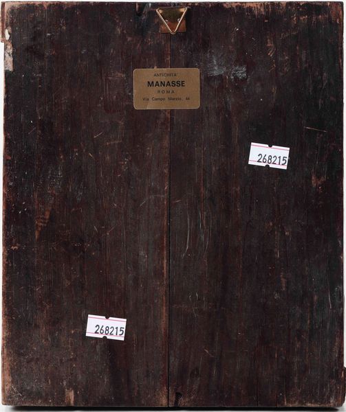 Icona ad olio su tavola raffigurante i sette dormienti di Efeso. Scuola Russa del XIX secolo  - Asta Argenti da Collezione | Antichi - Associazione Nazionale - Case d'Asta italiane