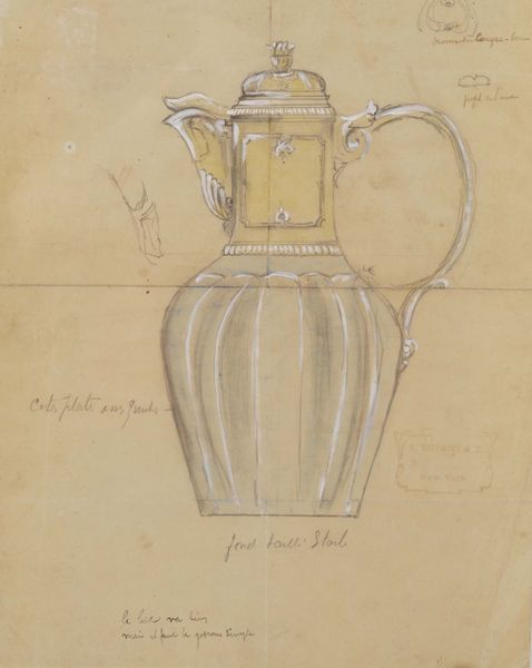 Dieci disegni preparatori, stampigliati Tiffany & Co. New York  - Asta Argenti da Collezione | Antichi - Associazione Nazionale - Case d'Asta italiane