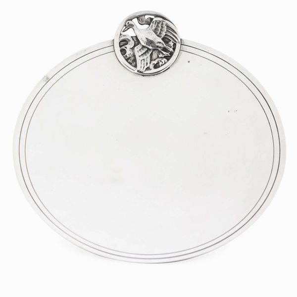 Piatto. Argento 925 fuso e traforato, Tiffany&Co, USA XX secolo  - Asta Argenti da Collezione | Antichi - Associazione Nazionale - Case d'Asta italiane