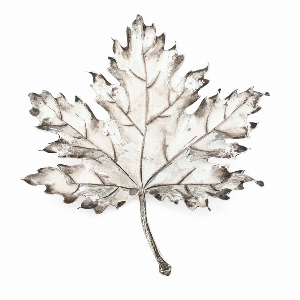 Foglia. Argento 925. Argenteria milanese del XX secolo per Mario Buccellati  - Asta Argenti da Collezione | Antichi - Associazione Nazionale - Case d'Asta italiane