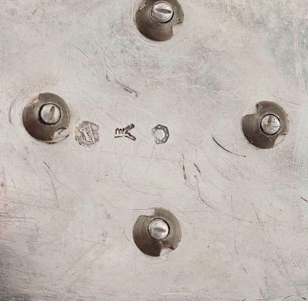 Calamaio. Argento fuso e sagomato. Milano XIX secolo. Marchio dell�argentiere consunto di difficile lettura  - Asta Argenti da Collezione | Antichi - Associazione Nazionale - Case d'Asta italiane