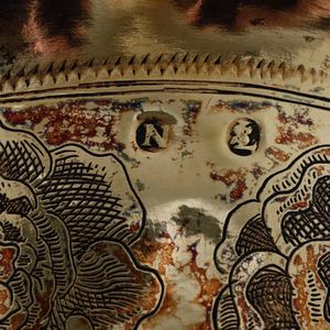 Coppa a nautilus. Argento fuso, sbalzato, cesellato e dorato. Marchi della citt� di Norimberga 1645-67, argentiere Simon Lang  - Asta Argenti da Collezione | Antichi - Associazione Nazionale - Case d'Asta italiane