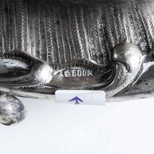 Alzata. Argento fuso, sbalzato e cesellato. Argenteria tedesca del XIX-XX secolo  - Asta Argenti da Collezione | Antichi - Associazione Nazionale - Case d'Asta italiane