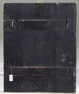 Icona a tempera su tavola raffigurante l'Occhio che vede tutto. Russia XVIII-XIX secolo  - Asta Argenti da Collezione | Antichi - Associazione Nazionale - Case d'Asta italiane