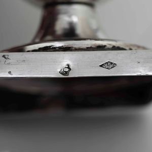 Stoppiniera. Argento fuso, sbalzato e traforato. Bologna XIX secolo, argentiere Pio Cocchi (c. 1818-1854)  - Asta Argenti da Collezione | Antichi - Associazione Nazionale - Case d'Asta italiane