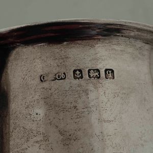 Mug. Argento fuso e sagomato. Birmingham 1914, bollo dell�argentiere consunto di difficile lettura  - Asta Argenti da Collezione | Antichi - Associazione Nazionale - Case d'Asta italiane