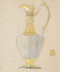 Dieci disegni preparatori, stampigliati Tiffany & Co. New York  - Asta Argenti da Collezione | Antichi - Associazione Nazionale - Case d'Asta italiane