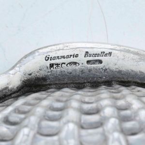 Grande ciotola a foglia. Argento 925 fuso e sagomato. Argentiere Clementi Bologna per Maison Gianmaria Buccellati, Italia XX-XXI secolo  - Asta Argenti da Collezione | Antichi - Associazione Nazionale - Case d'Asta italiane