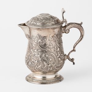 Mug. Argento fuso, sbalzato e cesellato. Londra 1784. Argentiere TL (non identificato)  - Asta Argenti da Collezione | Antichi - Associazione Nazionale - Case d'Asta italiane