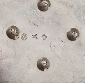 Calamaio. Argento fuso e sagomato. Milano XIX secolo. Marchio dell�argentiere consunto di difficile lettura  - Asta Argenti da Collezione | Antichi - Associazione Nazionale - Case d'Asta italiane