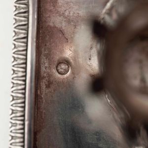 Calamaio. Argento primo titolo e vetro molato. Parigi marchi di titolo in uso dal 1803 al 1809  - Asta Argenti da Collezione | Antichi - Associazione Nazionale - Case d'Asta italiane