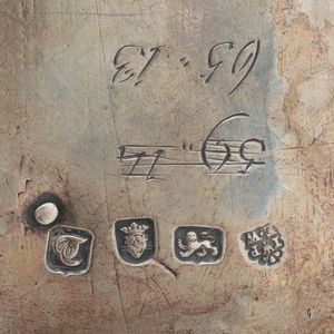 Calamaio. Argento fuso, sbalzato e cesellato. Londra 1774, argentieri John Parker & Edward Wakelin  - Asta Argenti da Collezione | Antichi - Associazione Nazionale - Case d'Asta italiane