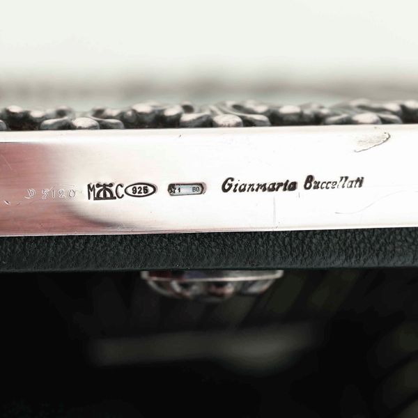 Tre cornici porta foto. Argento 925. Argenteria italiana del XX secolo. Argentiere Clementi Bologna per Maison Gian Maria Buccellati  - Asta Argenti da collezione | XX secolo - Associazione Nazionale - Case d'Asta italiane