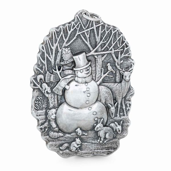 Decorazione natalizia. Argento fuso e sagomato. Maison Gianmaria Buccellati. Italia XXI secolo  - Asta Argenti da collezione | XX secolo - Associazione Nazionale - Case d'Asta italiane