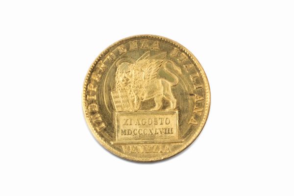 Venezia, GOVERNO PROVVISORIO, 1848-1849 : LIRE 20  - Asta Numismatica - Associazione Nazionale - Case d'Asta italiane