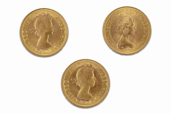 Gran Bretagna - Elizabeth II : Lotto di 3 sterline  - Asta Numismatica - Associazione Nazionale - Case d'Asta italiane