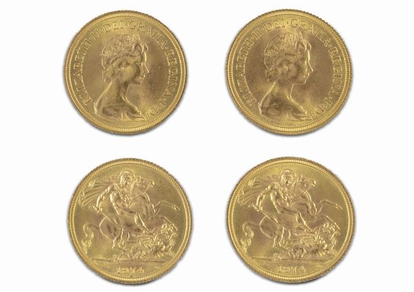 Gran Bretagna - Elizabeth II : Lotto di 2 sterline  - Asta Numismatica - Associazione Nazionale - Case d'Asta italiane