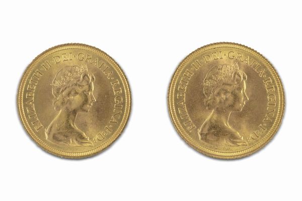 Gran Bretagna - Elizabeth II : Lotto di 2 sterline  - Asta Numismatica - Associazione Nazionale - Case d'Asta italiane