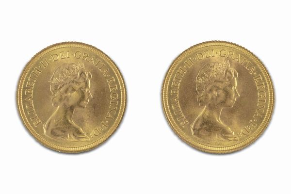 Gran Bretagna - Elizabeth II : Lotto di 2 sterline  - Asta Numismatica - Associazione Nazionale - Case d'Asta italiane