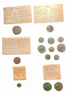 Repubblica Romana - Lotto di 14 bronzi di epoca repubblicana