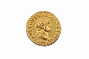 Impero Romano, VESPASIANO, 69-79 d.C. : AUREO  - Asta Numismatica - Associazione Nazionale - Case d'Asta italiane