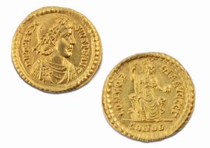 Impero Romano, TEODOSIO I, 379-395 d.C. - SOLIDO