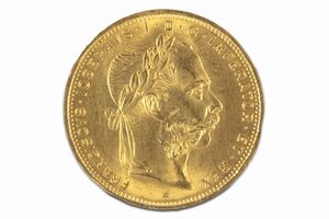 Austria - Franz Joseph I : 8 Fiorini / 20 Franchi  - Asta Numismatica - Associazione Nazionale - Case d'Asta italiane