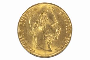 Austria - Franz Joseph I : 8 Fiorini / 20 Franchi  - Asta Numismatica - Associazione Nazionale - Case d'Asta italiane