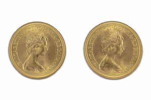 Gran Bretagna - Elizabeth II : Lotto di 2 sterline  - Asta Numismatica - Associazione Nazionale - Case d'Asta italiane