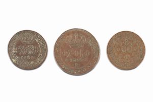 Brasile : Lotto di 3 monete  - Asta Numismatica - Associazione Nazionale - Case d'Asta italiane